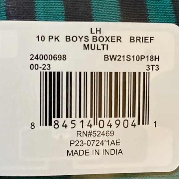 Wonder nation 10 pack boys boxer briefs underwear, multicolored - Picture 7 of 7